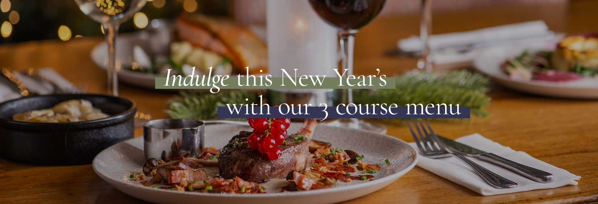 New Year's Menu at The White Horse 