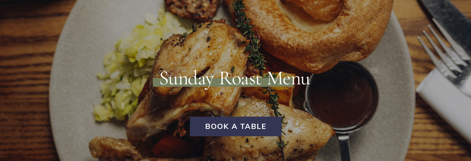 Sunday Menu at The White Horse